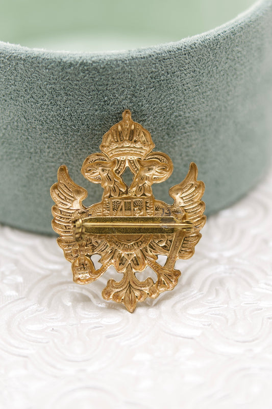 Vintage Eagle Brooch - Austro Hungarian Style