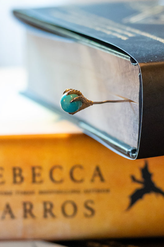 Antique Victorian Era 14K Claw Talon Stick Pin - One of Kind