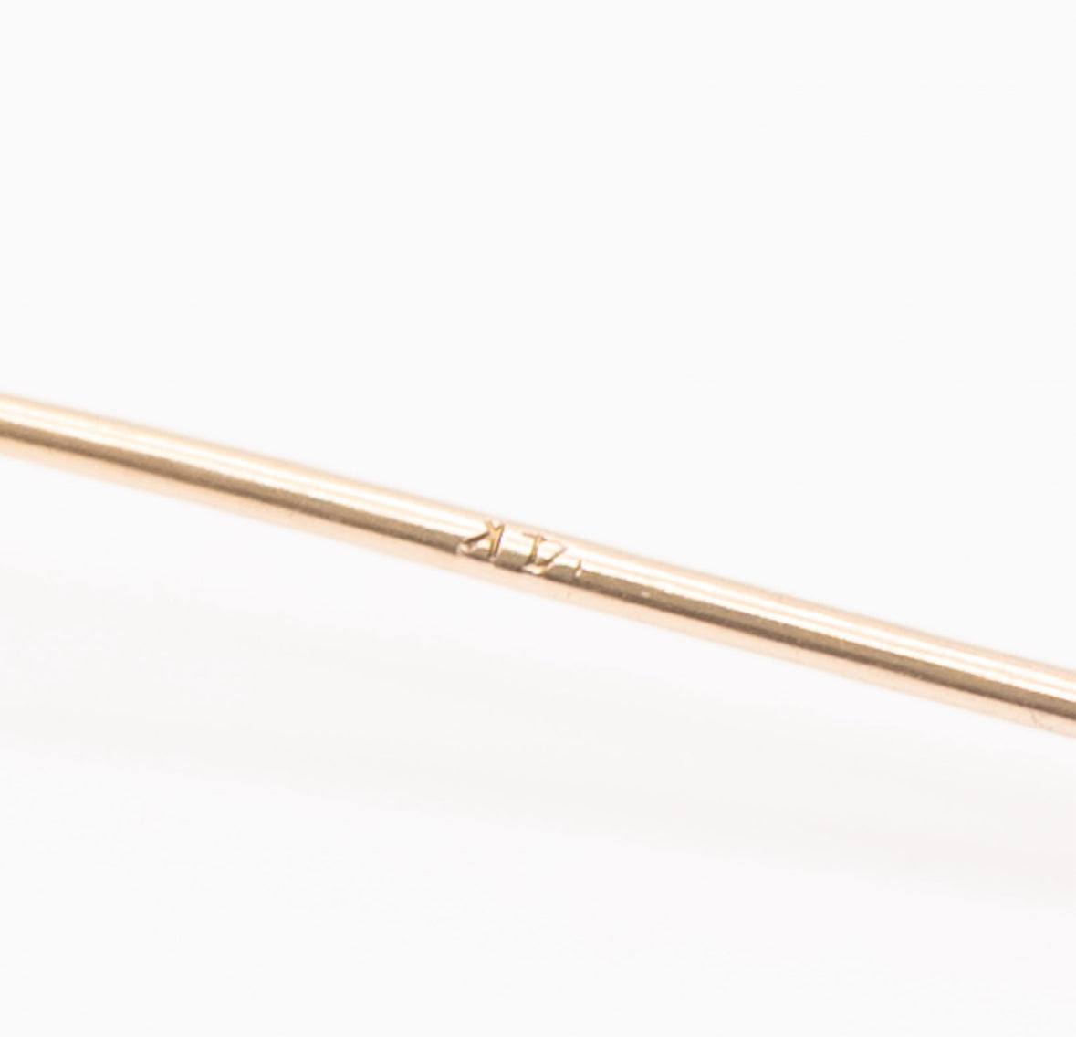 Antique Victorian Era 14K Claw Talon Stick Pin - One of Kind