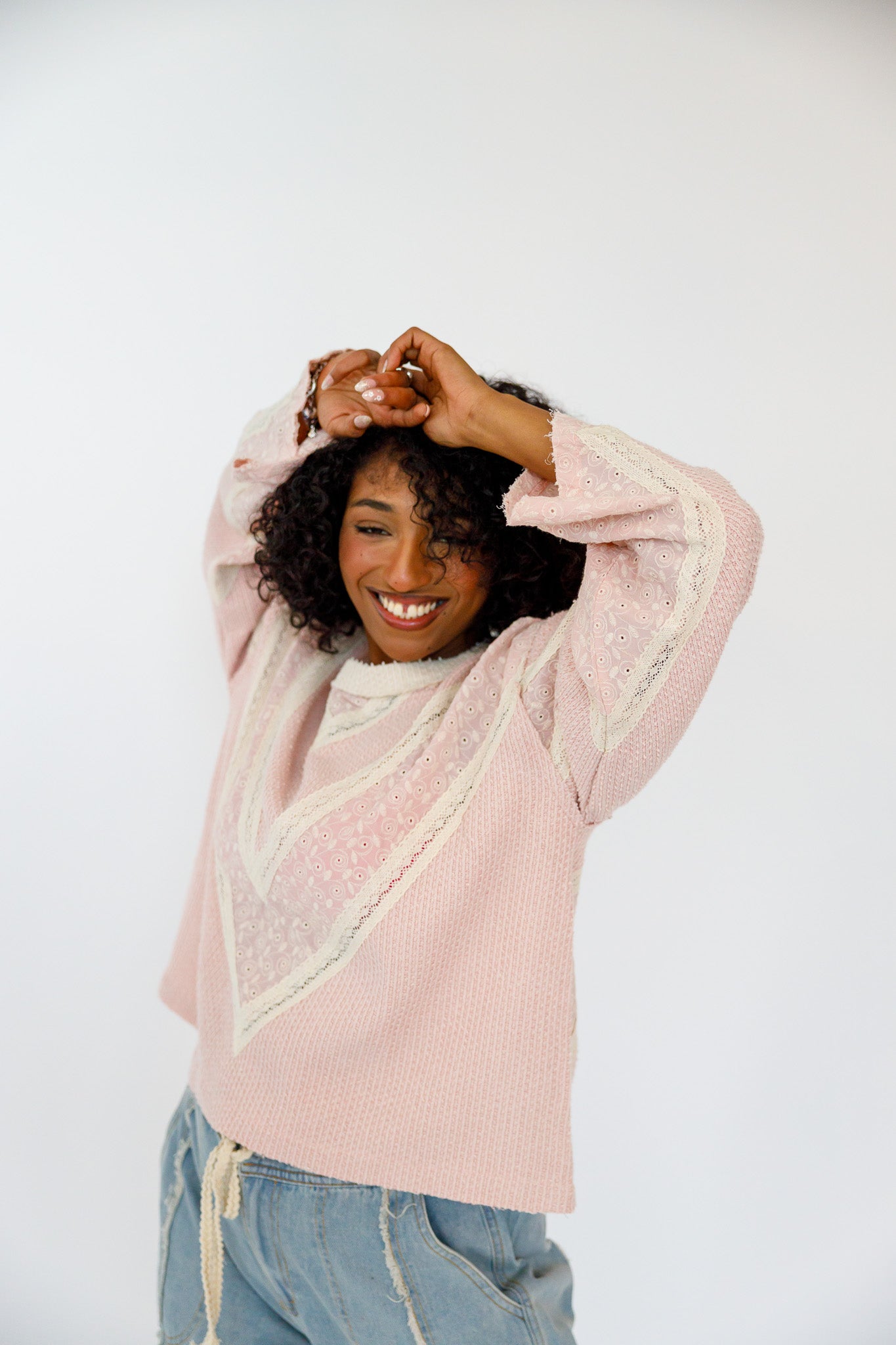 Ellie - Baby Pink Long Sleeve