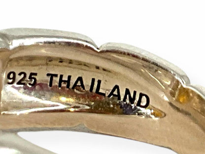 925 Sterling Silver and Citrine Ring Size 6
