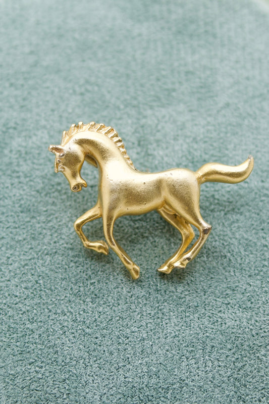 Vintage Horse Brooch