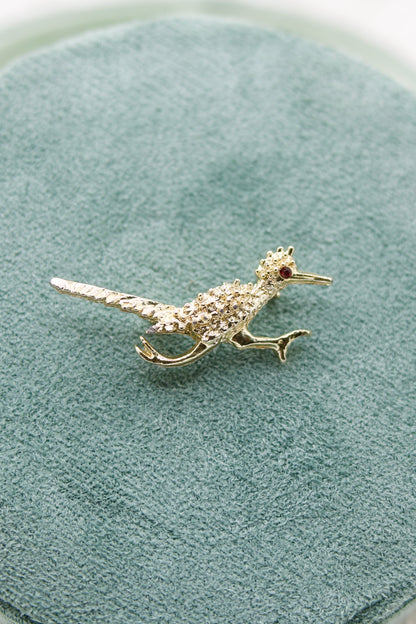 Vintage Road Runner Brooch