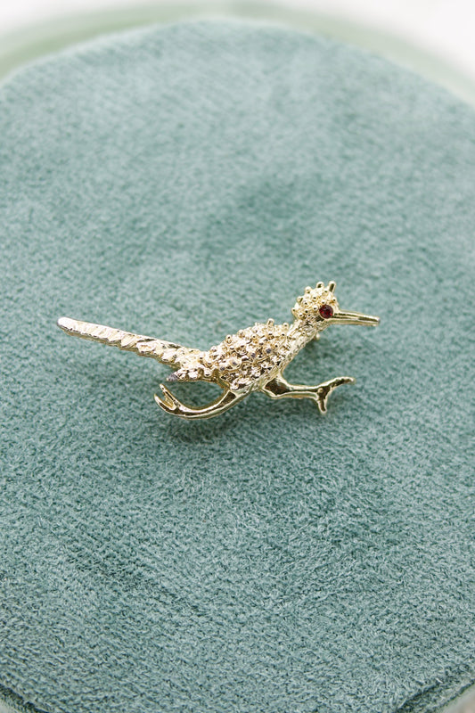 Vintage Road Runner Brooch