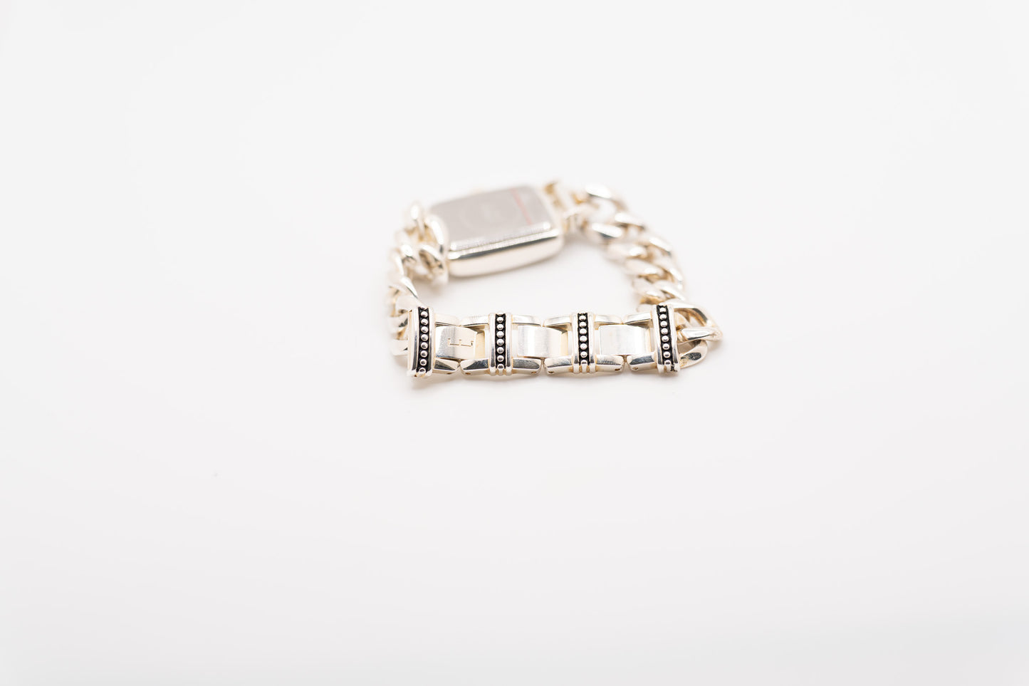 Ecclissi Mother of Pearl Face Watch - Sterling Silver Case
