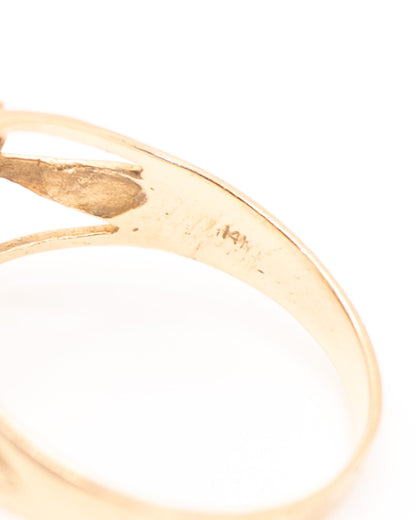 14K Yellow Gold Aries Ring