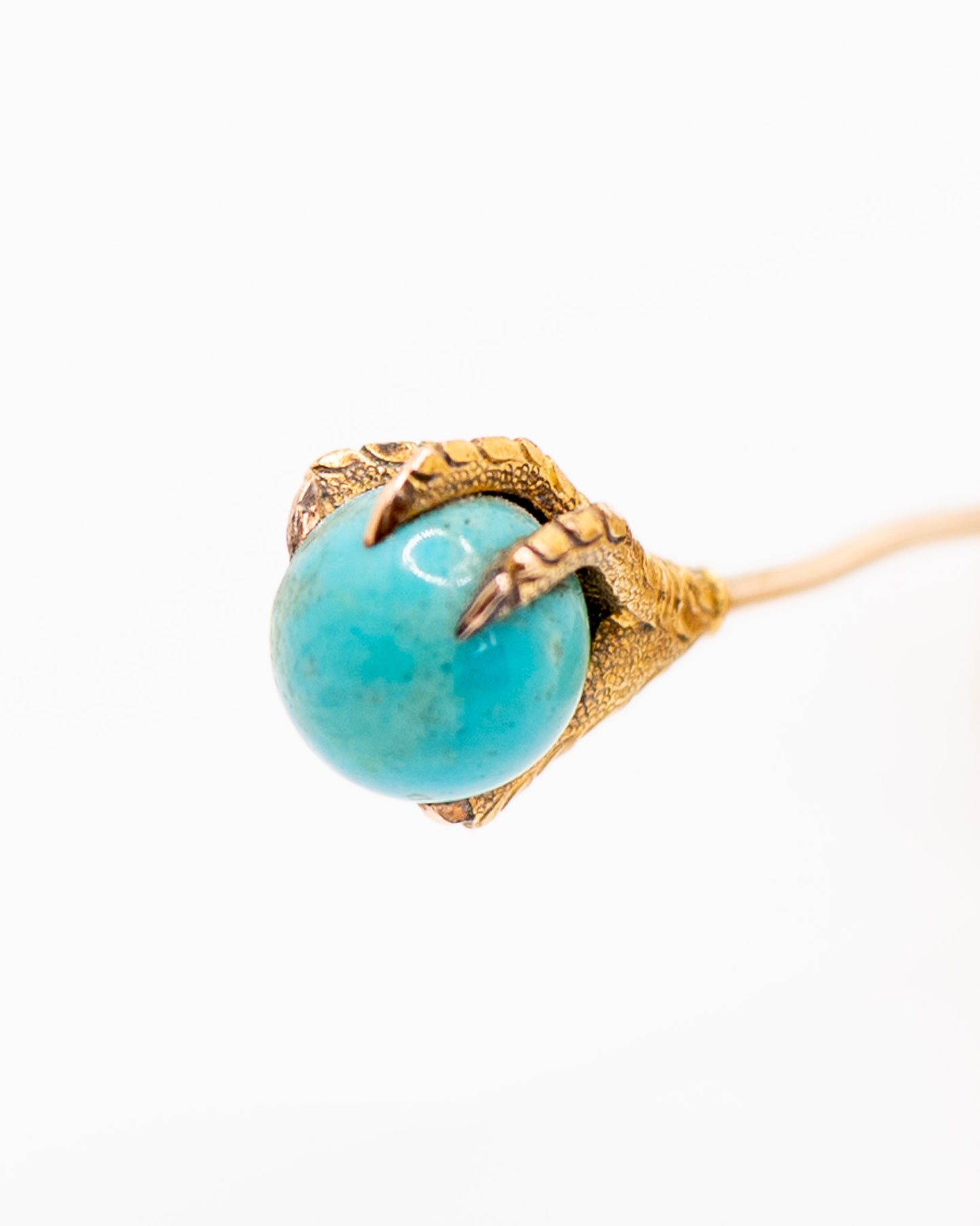 Antique Victorian Era 14K Claw Talon Stick Pin - One of Kind
